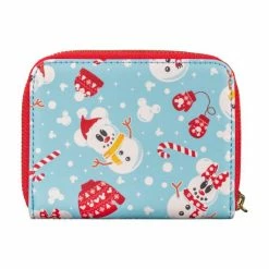 Lounge Fly Mickey Mouse - Snowman Mickey Minnie Loungefly Purse Bags & Wallets