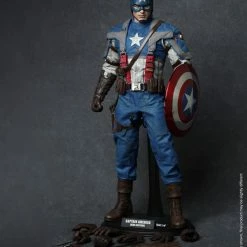 Kim Cole Rare Collectables Captain America: The First Avenger - Captain America Limited Edition Collectible Figurine Hot Toy MMS 156