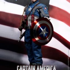 Kim Cole Rare Collectables Captain America: The First Avenger - Captain America Limited Edition Collectible Figurine Hot Toy MMS 156