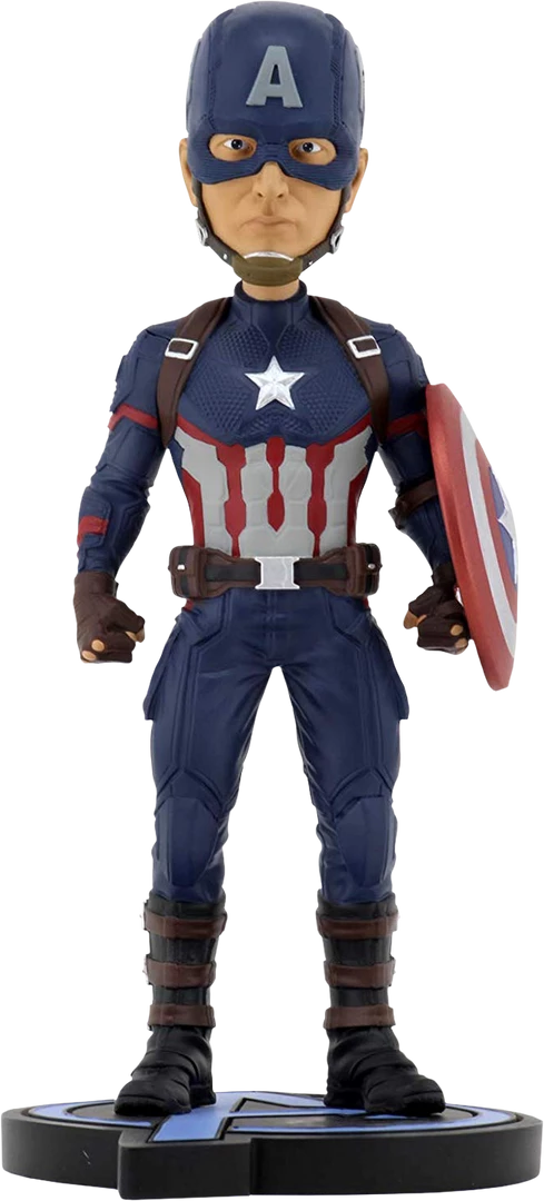 Neca Figurines Avengers 4: Endgame - Captain America Head Knocker 1 Neca Figurines Avengers 4: Endgame - Captain America Head Knocker